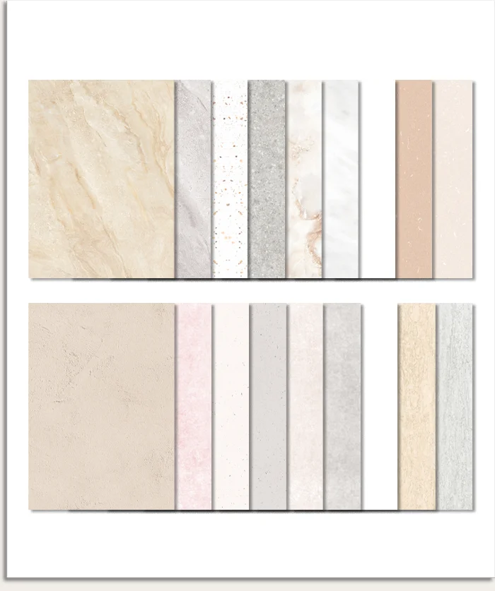 ערכת רקעים גרנדה+מסגרת לבנה וצל