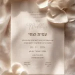 עמית וצחי הזמנה