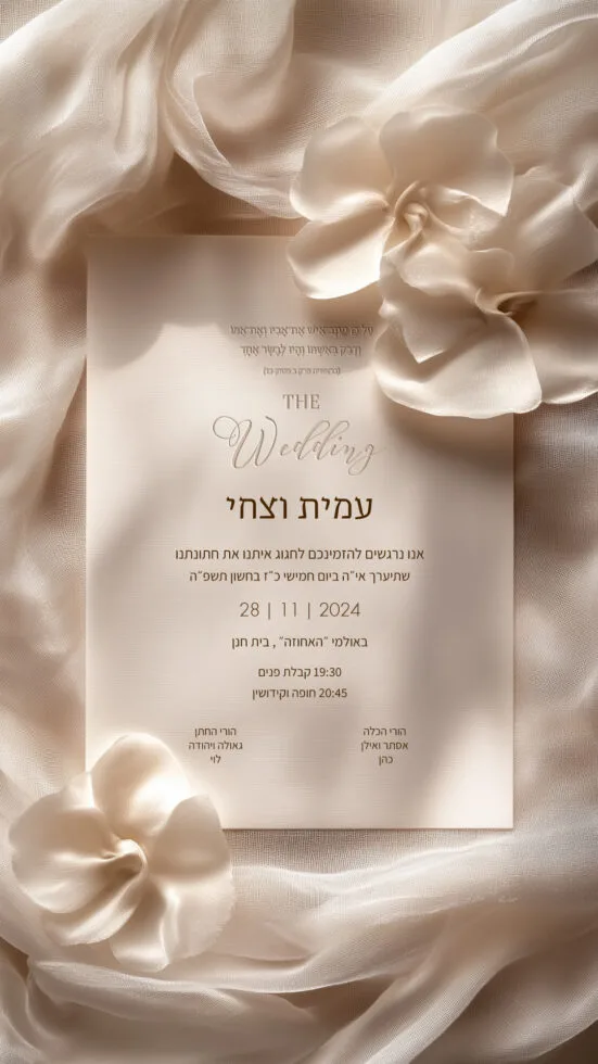 עמית וצחי הזמנה